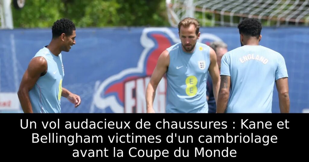 Un vol audacieux de chaussures : Kane et Bellingham victimes d&rsquo;un cambriolage avant la Coupe du Monde