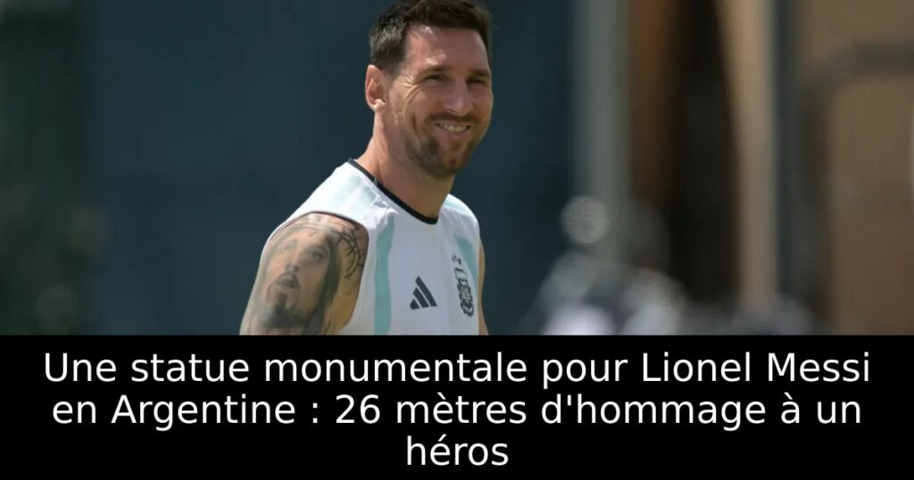 Une statue monumentale pour Lionel Messi en Argentine : 26 mètres d&rsquo;hommage à un héros