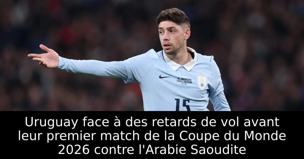 Uruguay face à des retards de vol avant leur premier match de la Coupe du Monde 2026 contre l&rsquo;Arabie Saoudite