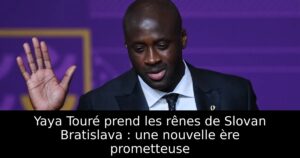 Yaya Touré prend les rênes de Slovan Bratislava : une nouvelle ère prometteuse