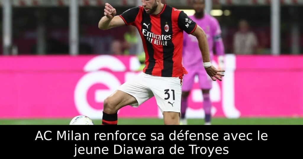 AC Milan renforce sa défense avec le jeune Diawara de Troyes