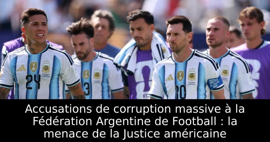 Accusations de corruption massive à la Fédération Argentine de Football : la menace de la Justice américaine