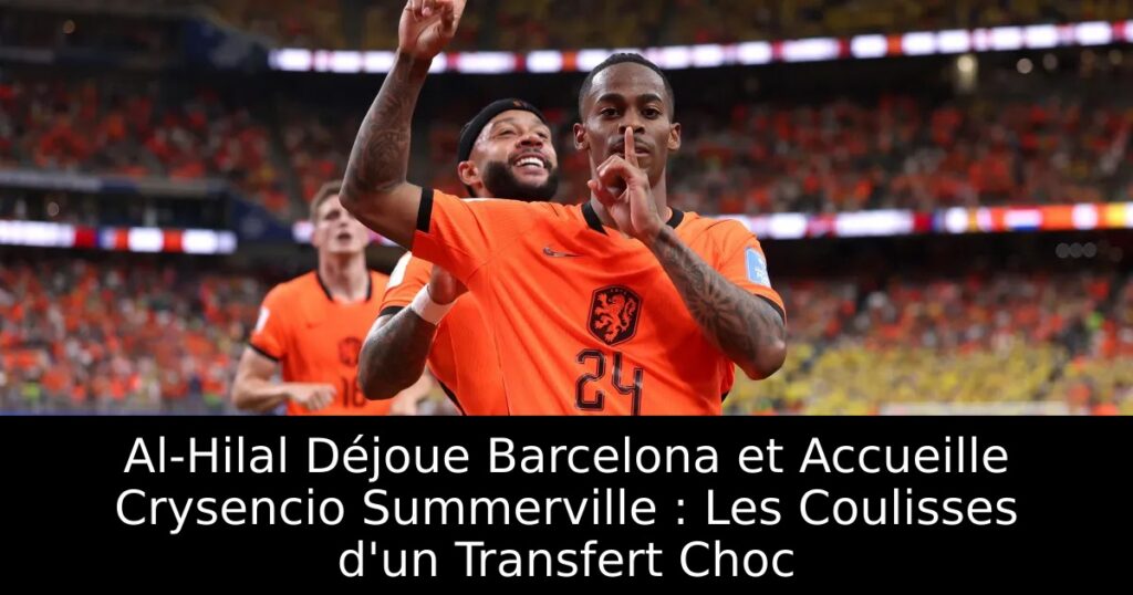 Al-Hilal Déjoue Barcelona et Accueille Crysencio Summerville : Les Coulisses d&rsquo;un Transfert Choc
