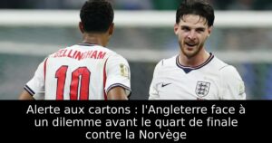 Alerte aux cartons : l&rsquo;Angleterre face à un dilemme avant le quart de finale contre la Norvège