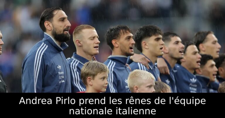 Andrea Pirlo prend les rênes de l'équipe nationale italienne