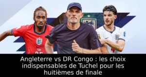 Angleterre vs DR Congo : les choix indispensables de Tuchel pour les huitièmes de finale