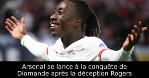 Arsenal se lance à la conquête de Diomande après la déception Rogers