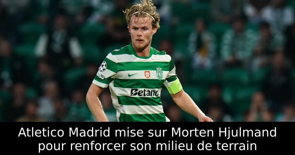 Atletico Madrid mise sur Morten Hjulmand pour renforcer son milieu de terrain