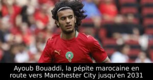 Ayoub Bouaddi, la pépite marocaine en route vers Manchester City jusqu&rsquo;en 2031