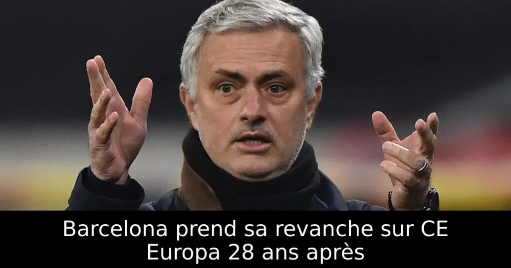 Barcelona prend sa revanche sur CE Europa 28 ans après
