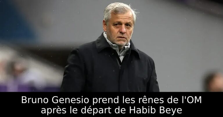 Bruno Genesio prend les rênes de l'OM après le départ de Habib Beye
