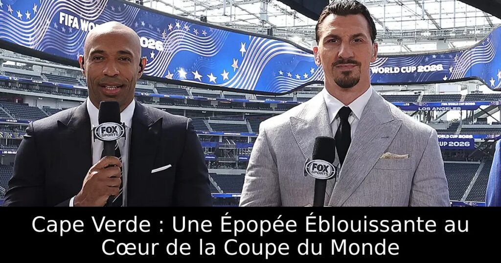Cape Verde : Une Épopée Éblouissante au Cœur de la Coupe du Monde