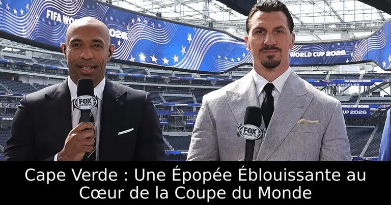 Cape Verde : Une Épopée Éblouissante au Cœur de la Coupe du Monde