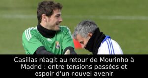 Casillas réagit au retour de Mourinho à Madrid : entre tensions passées et espoir d&rsquo;un nouvel avenir