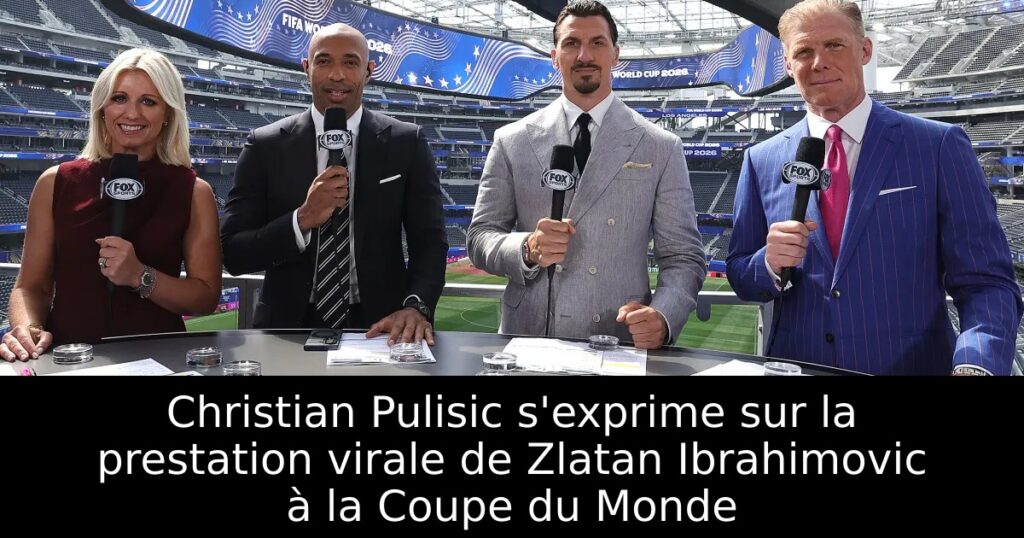 Christian Pulisic s&rsquo;exprime sur la prestation virale de Zlatan Ibrahimovic à la Coupe du Monde