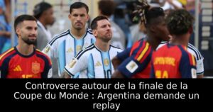 Controverse autour de la finale de la Coupe du Monde : Argentina demande un replay