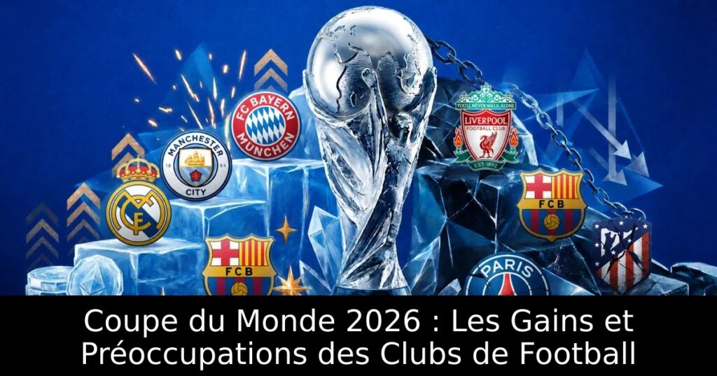Coupe du Monde 2026 : Les Gains et Préoccupations des Clubs de Football