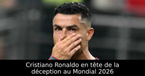 Cristiano Ronaldo en tête de la déception au Mondial 2026