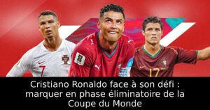 Cristiano Ronaldo face à son défi : marquer en phase éliminatoire de la Coupe du Monde
