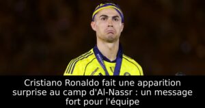 Cristiano Ronaldo fait une apparition surprise au camp d&rsquo;Al-Nassr : un message fort pour l&rsquo;équipe