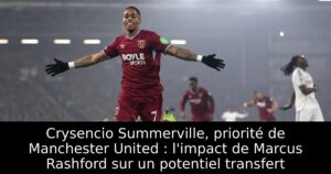 Crysencio Summerville, priorité de Manchester United : l&rsquo;impact de Marcus Rashford sur un potentiel transfert