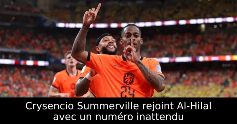 Crysencio Summerville rejoint Al-Hilal avec un numéro inattendu
