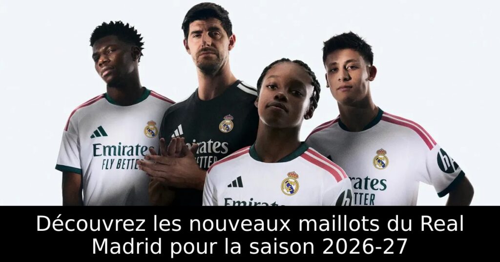 Découvrez les nouveaux maillots du Real Madrid pour la saison 2026-27
