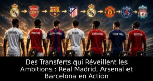 Des Transferts qui Réveillent les Ambitions : Real Madrid, Arsenal et Barcelona en Action