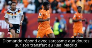 Diomande répond avec sarcasme aux doutes sur son transfert au Real Madrid