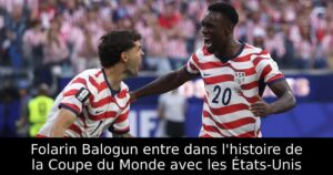 Folarin Balogun entre dans l&rsquo;histoire de la Coupe du Monde avec les États-Unis