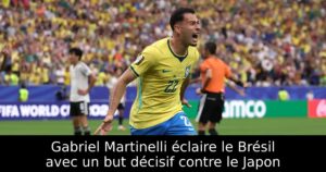 Gabriel Martinelli éclaire le Brésil avec un but décisif contre le Japon