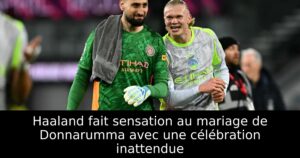Haaland fait sensation au mariage de Donnarumma avec une célébration inattendue