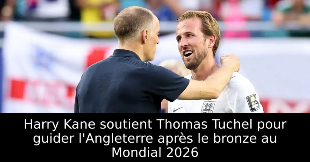 Harry Kane soutient Thomas Tuchel pour guider l&rsquo;Angleterre après le bronze au Mondial 2026