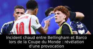 Incident chaud entre Bellingham et Barco lors de la Coupe du Monde : révélation d&rsquo;une provocation