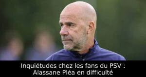 Inquiétudes chez les fans du PSV : Alassane Pléa en difficulté