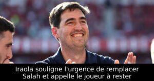 Iraola souligne l&rsquo;urgence de remplacer Salah et appelle le joueur à rester