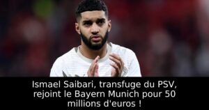 Ismael Saibari, transfuge du PSV, rejoint le Bayern Munich pour 50 millions d&rsquo;euros !