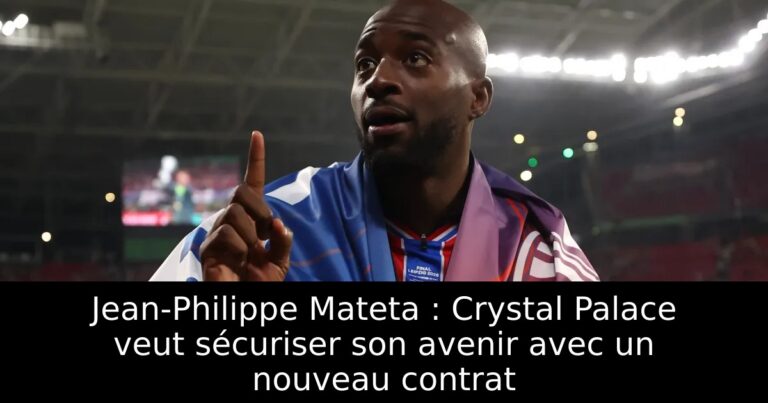 Jean-Philippe Mateta : Crystal Palace veut sécuriser son avenir avec un nouveau contrat