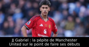 JJ Gabriel : la pépite de Manchester United sur le point de faire ses débuts