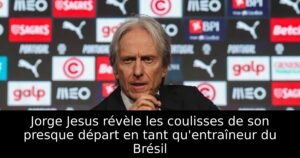 Jorge Jesus révèle les coulisses de son presque départ en tant qu&rsquo;entraîneur du Brésil
