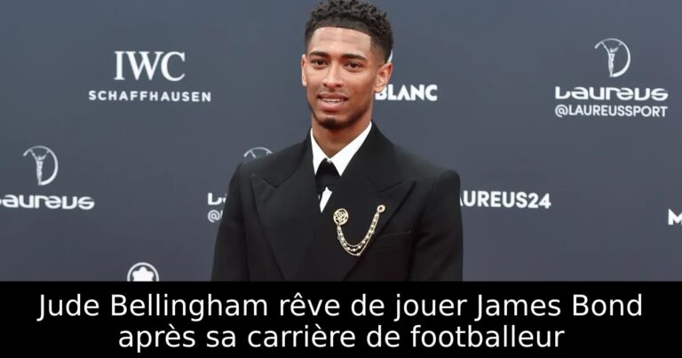 Jude Bellingham rêve de jouer James Bond après sa carrière de footballeur