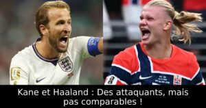 Kane et Haaland : Des attaquants, mais pas comparables !