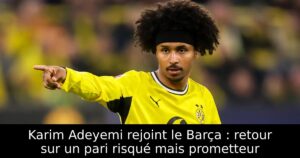 Karim Adeyemi rejoint le Barça : retour sur un pari risqué mais prometteur