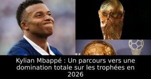 Kylian Mbappé : Un parcours vers une domination totale sur les trophées en 2026
