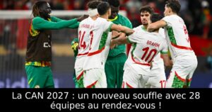 La CAN 2027 : un nouveau souffle avec 28 équipes au rendez-vous !