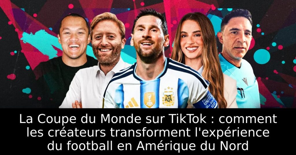 La Coupe du Monde sur TikTok : comment les créateurs transforment l&rsquo;expérience du football en Amérique du Nord