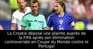 La Croatie dépose une plainte auprès de la FIFA après son élimination controversée en Coupe du Monde contre le Portugal