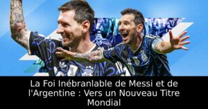 La Foi Inébranlable de Messi et de l&rsquo;Argentine : Vers un Nouveau Titre Mondial