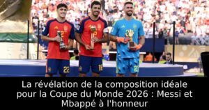 La révélation de la composition idéale pour la Coupe du Monde 2026 : Messi et Mbappé à l&rsquo;honneur