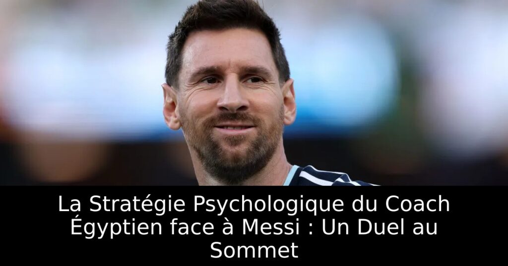 La Stratégie Psychologique du Coach Égyptien face à Messi : Un Duel au Sommet